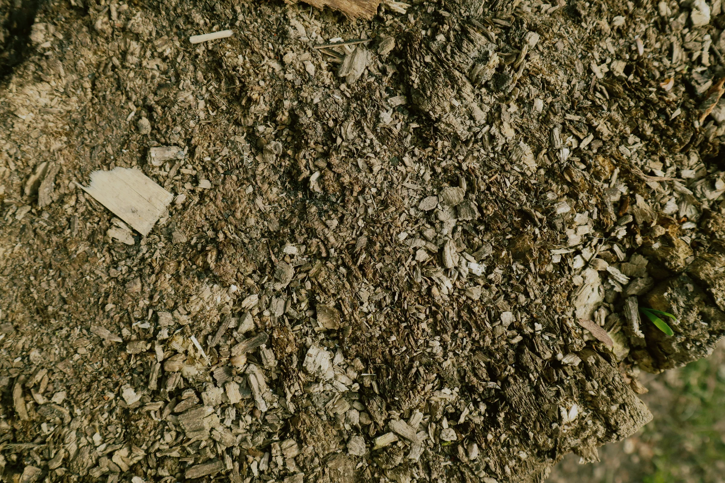 Geological texture with blue and orange mineral formations